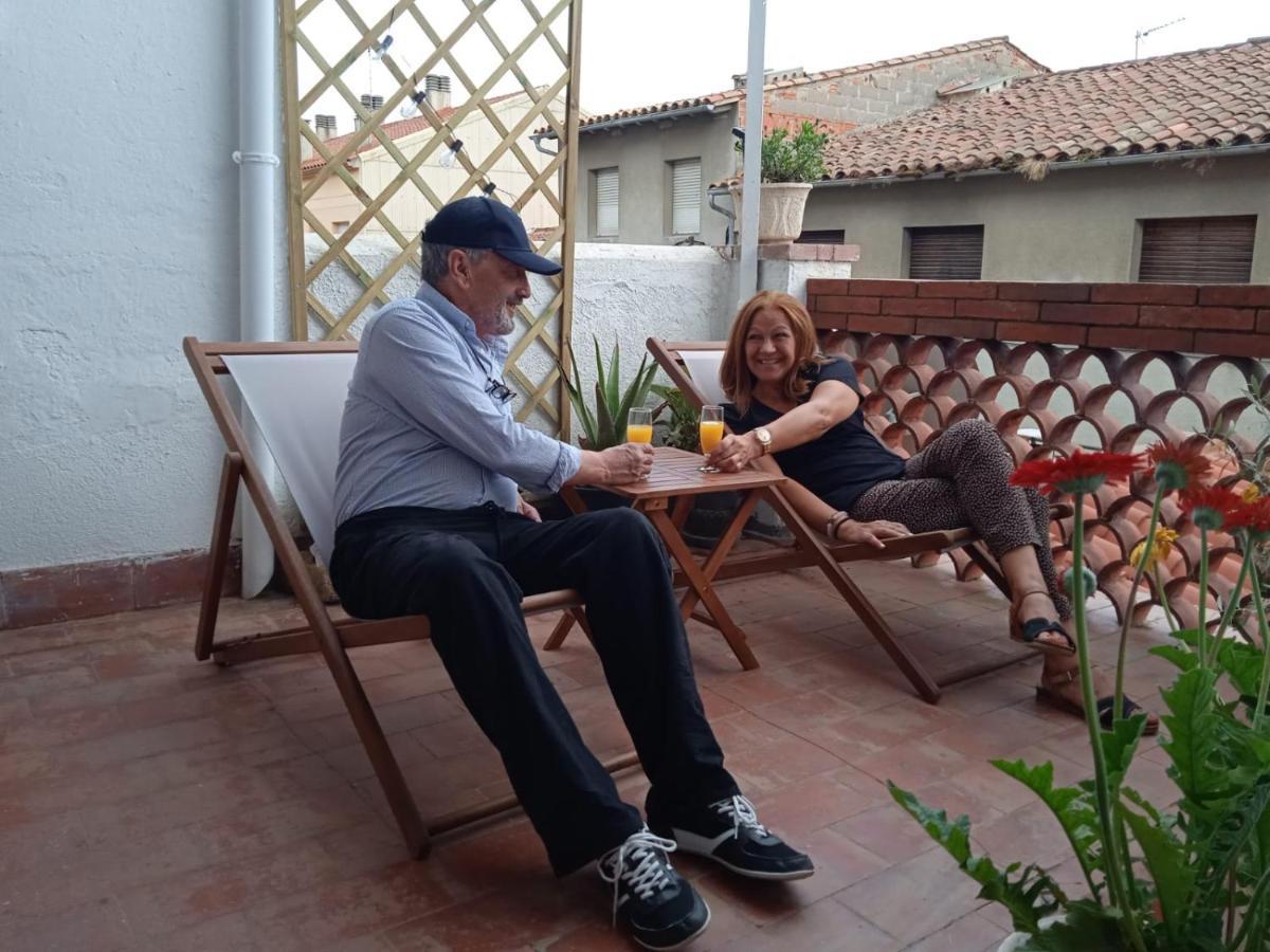 Casa Olivera- Apartament Al Passeig Font Vella Sant Hilari Sacalm Eksteriør billede